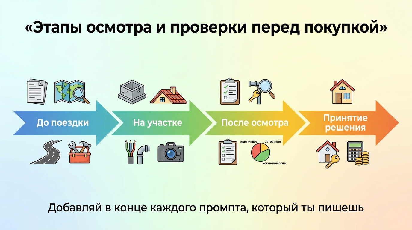 Этапы осмотра и роверки перед покупкой